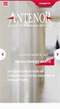 Mobile Screenshot of antenor.fr